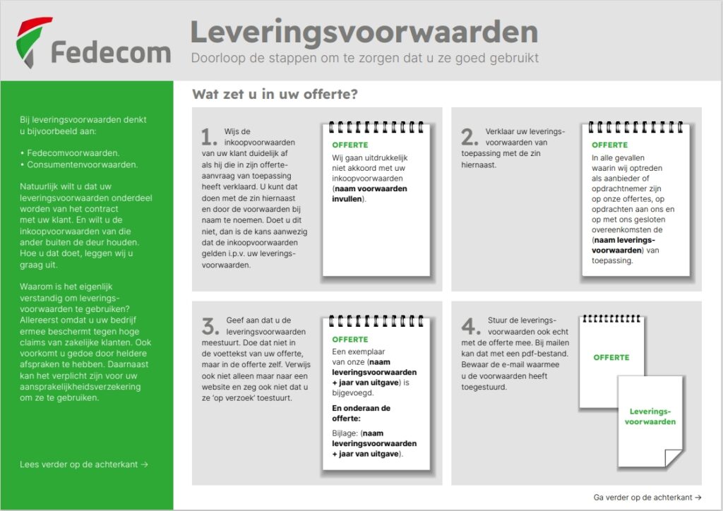 Leveringsvoorwaarden